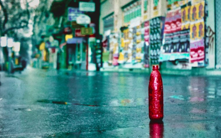 walking a bottle diva through budapest havadi istvan fine art photography
